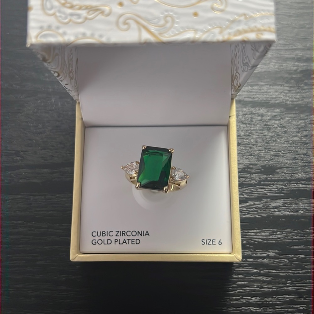 Cubic Zirconia Gold Plated